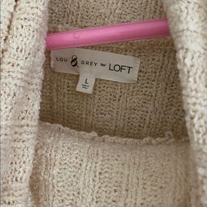 Lou & Grey for LOFT Cream Sweater